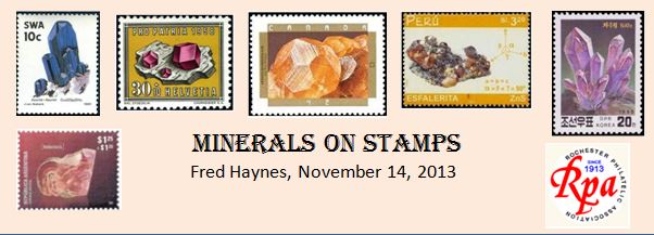 Minerals on Stamps