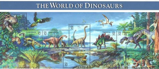 Fossils Tell Stories with Stamps
