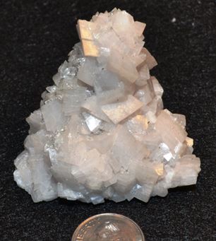 Walworth dolomite:  This is my favorite Walworth dolomite piece and it is currently displayed front and center in my New York mineral collection.  Crystals surround the piece as the only connection to the matrix was at the base.