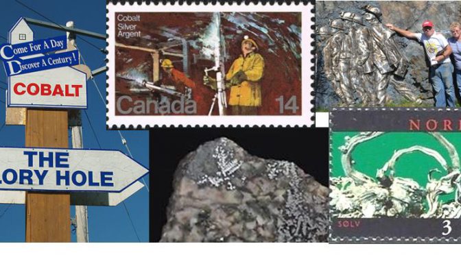 Minerals, stamps, and Cobalt, Ontario