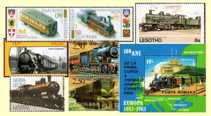 Orient Express on Postage Stamps